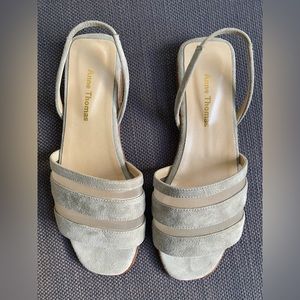 Anne Thomas Sage Sandals size 40